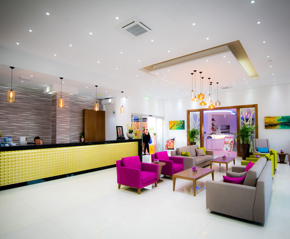 Loutsiana Hotel lobby and reception